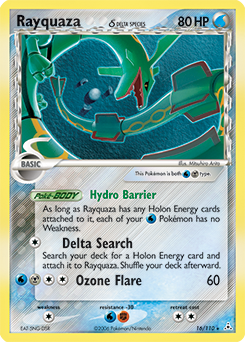 Rayquaza δ #16 Holon Phantoms