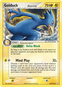 Golduck δ #43 Holon Phantoms
