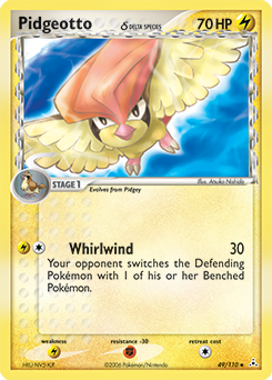 Pidgeotto δ #49 PSA 10