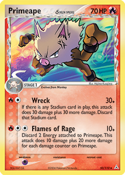 Primeape δ Holon Phantoms #50