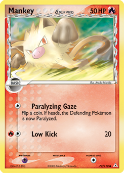 Mankey δ #70 PSA 10