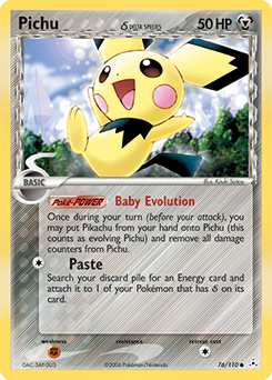 Pichu δ #76 Holon Phantoms