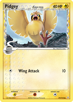 Pidgey δ #77 PSA 10