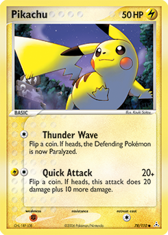 Pikachu #78 Holon Phantoms