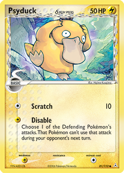 Psyduck δ #81 PSA 10
