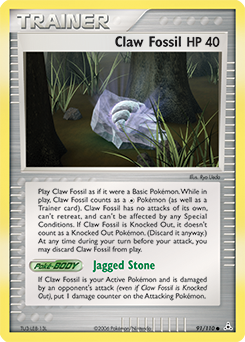 Claw Fossil #91 Holon Phantoms
