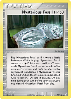 Mysterious Fossil #92 Holon Phantoms
