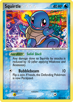 Squirtle #64 Crystal Guardians