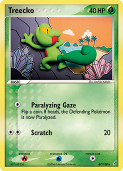 Treecko #67 Crystal Guardians