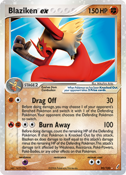 Blaziken ex #90 Crystal Guardians