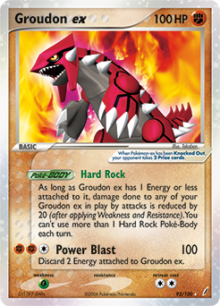 Groudon ex #93 Crystal Guardians