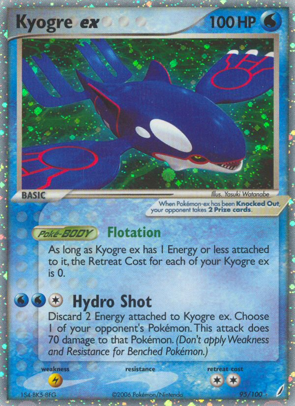 Kyogre ex #95 Crystal Guardians