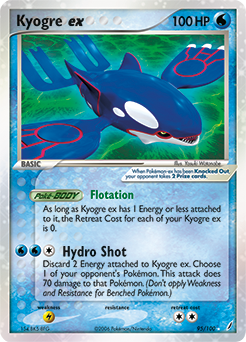 Kyogre ex #95 Crystal Guardians