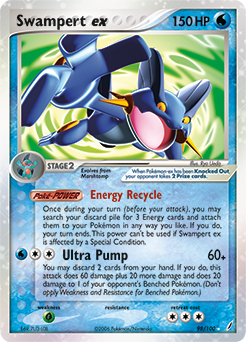 Swampert ex #98 Crystal Guardians