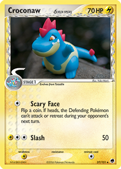 Croconaw δ #27 PSA 10