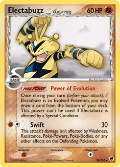 Electabuzz δ #29 Dragon Frontiers