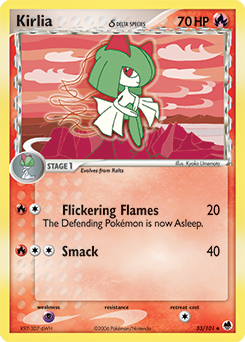 Kirlia δ #33 Dragon Frontiers