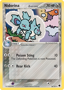 Nidorina δ #34 PSA 10