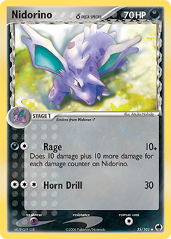 Nidorino δ #35 PSA 10