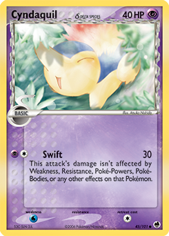 Cyndaquil δ #45 PSA 10