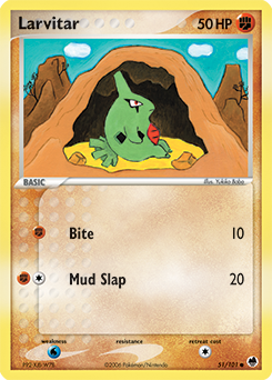 Larvitar #51 PSA 10