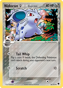 Nidoran ♀ δ #56 Dragon Frontiers