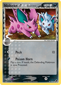 Nidoran ♂ δ #57 PSA 10