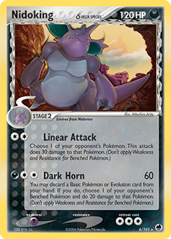 Nidoking δ #6 PSA 10