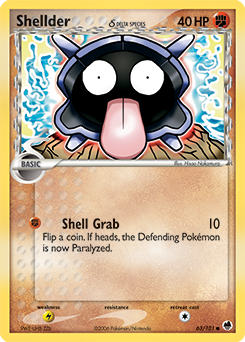 Shellder δ #63 PSA 10