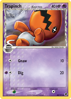 Trapinch δ #68 PSA 10