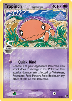 Trapinch δ #69 PSA 10