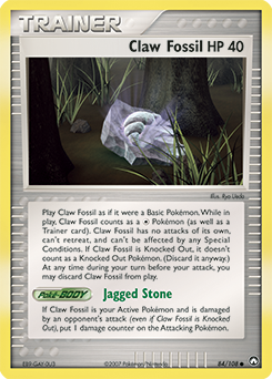 Claw Fossil #84 Power Keepers