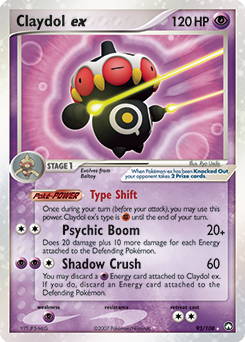 Claydol ex #93 Power Keepers