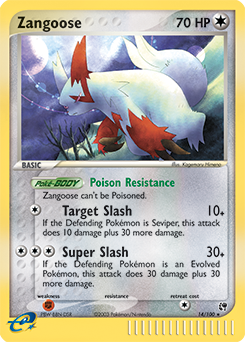 Zangoose #14 Sandstorm