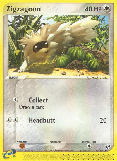 Zigzagoon #85 Sandstorm