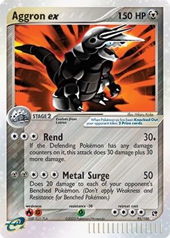 Aggron ex #95 Sandstorm