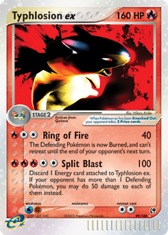 Typhlosion ex #99 Sandstorm