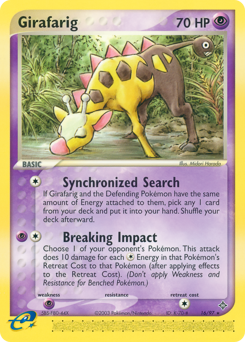 Girafarig #16 PSA 10