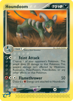 Houndoom #34 Dragon