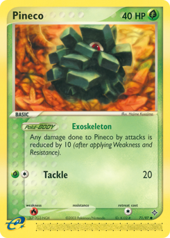 Pineco #71 Dragon