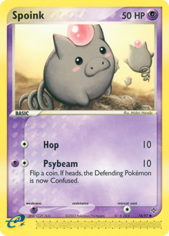 Spoink #74 PSA 10