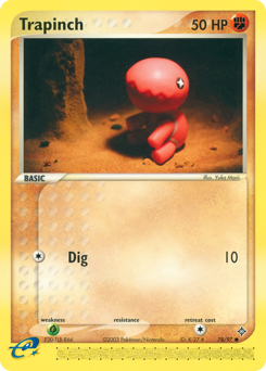 Trapinch #78 Dragon