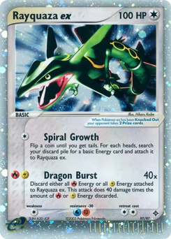 Rayquaza ex #97 Dragon