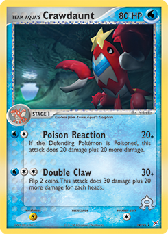 Team Aqua's Crawdaunt #14 Team Magma vs Team Aqua
