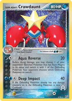 Team Aqua's Crawdaunt #2 Team Magma vs Team Aqua