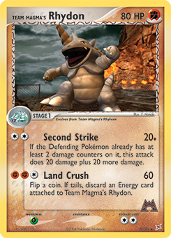 Team Magma's Rhydon #22 Team Magma vs Team Aqua