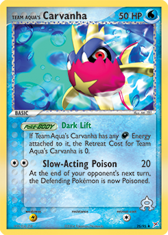 Team Aqua's Carvanha #25 Team Magma vs Team Aqua