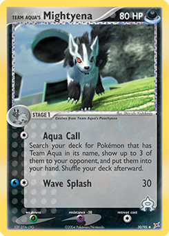 Team Aqua's Mightyena #30 Team Magma vs Team Aqua