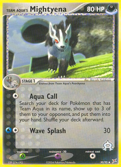 Team Aqua's Mightyena #30 Team Magma vs Team Aqua