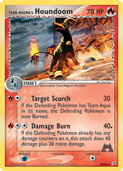 Team Magma's Houndoom #34 Team Magma vs Team Aqua
